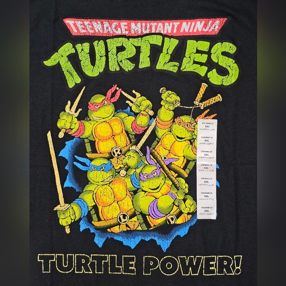 Nickelodeon Teenage Mutant Ninja Turtles Mens XXL Graphic T-shirt New! - Picture 2 of 3